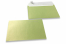 Lime green coloured mother-of-pearl envelopes - 162 x 229 mm | Bestbuyenvelopes.uk
