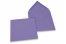 Coloured greeting card envelopes - purple, 155 x 155 mm | Bestbuyenvelopes.uk