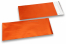 Orange coloured matt metallic foil envelopes - 110 x 220 mm | Bestbuyenvelopes.uk