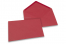 Coloured greeting card envelopes - dark red, 133 x 184 mm | Bestbuyenvelopes.uk