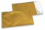 Gold coloured matt metallic foil envelopes - 114 x 162 mm | Bestbuyenvelopes.uk