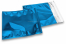 Coloured metallic foil envelopes blue - 220 x 220 mm | Bestbuyenvelopes.uk
