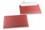 Red coloured mother-of-pearl envelopes - 114 x 162 mm | Bestbuyenvelopes.uk