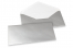 Coloured greeting card envelopes - silver, 110 x 220 mm | Bestbuyenvelopes.uk