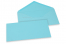 Coloured greeting card envelopes - sky blue, 110 x 220 mm | Bestbuyenvelopes.uk