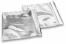 Coloured metallic foil envelopes silver - 220 x 220 mm | Bestbuyenvelopes.uk