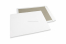 Board-backed envelopes - 400 x 500 mm, 120 gr white kraft front, 700 gr grey duplex back, no glue / no stripclosure | Bestbuyenvelopes.uk