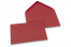 Coloured greeting card envelopes - dark red, 125 x 175 mm | Bestbuyenvelopes.uk