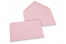 Coloured greeting card envelopes - light pink, 125 x 175 mm | Bestbuyenvelopes.uk