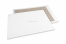 Board-backed envelopes - 450 x 600 mm, 120 gr white kraft front, 700 gr grey duplex back, no glue / no strip closure | Bestbuyenvelopes.uk
