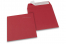 Dark red coloured paper envelopes - 160 x 160 mm | Bestbuyenvelopes.uk