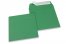 Dark green coloured paper envelopes - 160 x 160 mm | Bestbuyenvelopes.uk