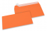 Orange coloured paper envelopes - 110 x 220 mm | Bestbuyenvelopes.uk