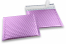 Lilac - matt metallic air-cushioned envelopes, square | Bestbuyenvelopes.uk