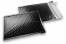Black - metallic air-cushioned envelopes, rectangle | Bestbuyenvelopes.uk