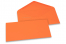 Coloured greeting card envelopes - orange, 110 x 220 mm | Bestbuyenvelopes.uk