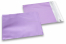 Lilac coloured matt metallic foil envelopes - 165 x 165 mm | Bestbuyenvelopes.uk