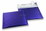 Dark blue - matt metallic air-cushioned envelopes, square | Bestbuyenvelopes.uk