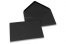 Coloured greeting card envelopes - black, 125 x 175 mm | Bestbuyenvelopes.uk