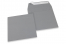 Grey coloured paper envelopes - 160 x 160 mm | Bestbuyenvelopes.uk