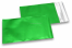 Green coloured matt metallic foil envelopes - 114 x 162 mm | Bestbuyenvelopes.uk