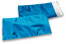 Coloured metallic foil envelopes blue - 114 x 229 mm | Bestbuyenvelopes.uk