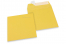 Buttercup yellow coloured paper envelopes - 160 x 160 mm | Bestbuyenvelopes.uk