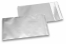 Silver coloured matt metallic foil envelopes - 114 x 162 mm | Bestbuyenvelopes.uk