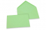 Coloured greeting card envelopes - light green, 114 x162 mm | Bestbuyenvelopes.uk