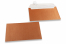 Copper coloured mother-of-pearl envelopes - 114 x 162 mm | Bestbuyenvelopes.uk