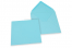 Coloured greeting card envelopes - sky blue, 155 x 155 mm | Bestbuyenvelopes.uk