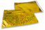 Coloured metallic foil envelopes gold holographic - 320 x 430 mm | Bestbuyenvelopes.uk