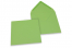 Coloured greeting card envelopes - apple green, 155 x 155 mm | Bestbuyenvelopes.uk
