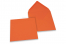 Coloured greeting card envelopes - orange, 155 x 155 mm | Bestbuyenvelopes.uk
