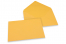 Coloured greeting card envelopes - yellow-gold, 162 x 229 mm | Bestbuyenvelopes.uk
