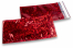 Coloured metallic foil envelopes red holographic - 114 x 229 mm | Bestbuyenvelopes.uk