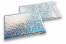 Silver holographic - metallic air-cushioned envelopes, rectangle | Bestbuyenvelopes.uk