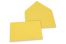 Coloured greeting card envelopes - buttercup yellow, 114 x 162 mm | Bestbuyenvelopes.uk