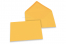 Wenskaart enveloppen gekleurd - goudgeel, 114 x 162 mm | Bestbuyenvelopes.uk