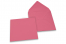 Coloured greeting card envelopes - pink, 155 x 155 mm | Bestbuyenvelopes.uk