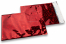 Coloured metallic foil envelopes red holographic - 162 x 229 mm | Bestbuyenvelopes.uk