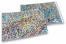 Coloured metallic foil envelopes silver holographic - 162 x 229 mm | Bestbuyenvelopes.uk