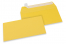 Buttercup yellow coloured paper envelopes - 110 x 220 mm | Bestbuyenvelopes.uk
