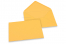 Coloured greeting card envelopes - yellow-gold, 133 x 184 mm | Bestbuyenvelopes.uk