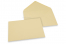Coloured greeting card envelopes - camel, 162 x 229 mm | Bestbuyenvelopes.uk