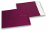 Burgundy coloured matt metallic foil envelopes - 165 x 165 mm | Bestbuyenvelopes.uk