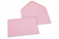Coloured greeting card envelopes - light pink, 133 x 184 mm | Bestbuyenvelopes.uk