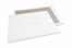 Board-backed envelopes - 450 x 600 mm, 120 gr white kraft front, 700 gr grey duplex back, no glue / no strip closure | Bestbuyenvelopes.uk