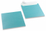 Baby blue coloured mother-of-pearl envelopes - 170 x 170 mm | Bestbuyenvelopes.uk