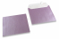 Lilac coloured mother-of-pearl envelopes - 155 x 155 mm | Bestbuyenvelopes.uk